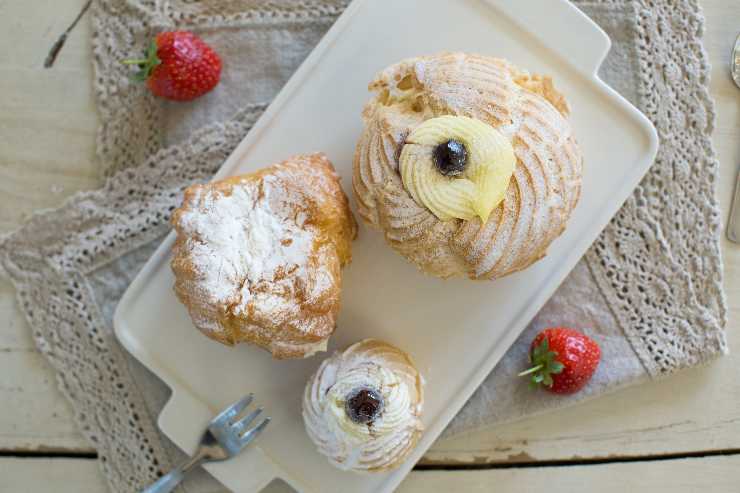 zeppola al forno