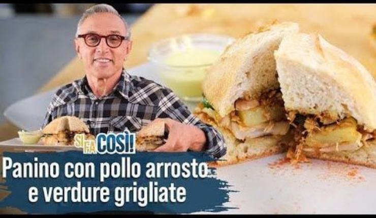 Bruno Barbieri panino pollo verdure