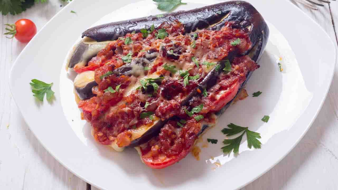 Melanzane ventaglio forno