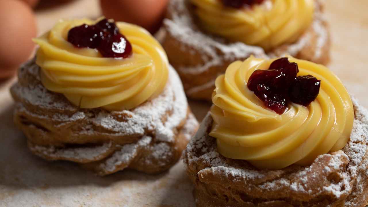 Zeppole di san Giuseppe soffici