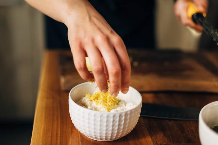 crema di ricotta al limone