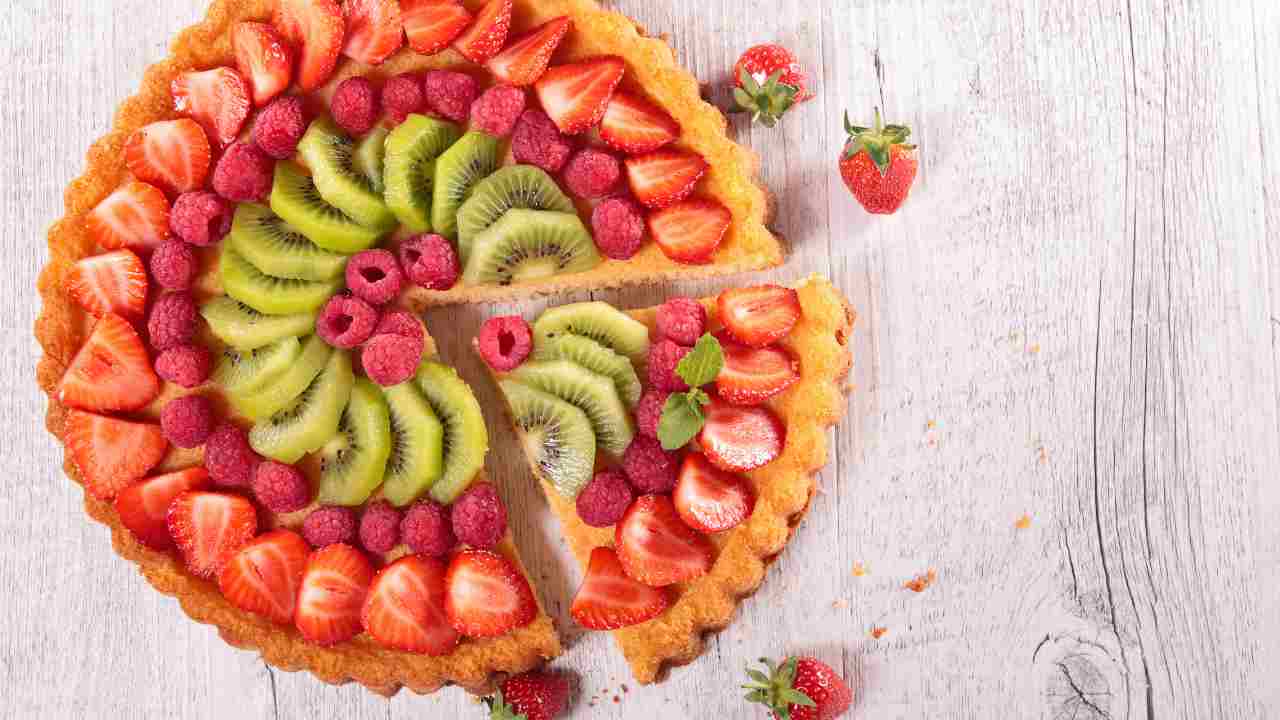 decorare la crostata di frutta