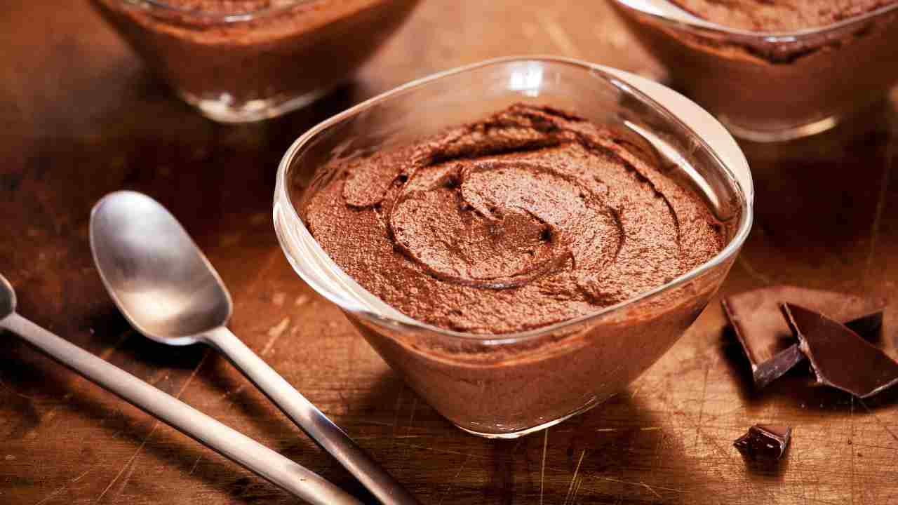 mousse al cioccolato cremosa