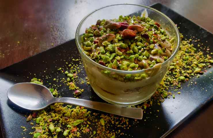 mousse al pistacchio