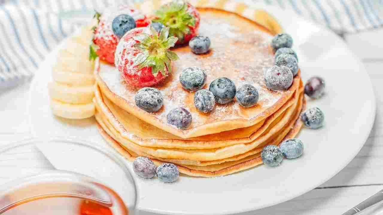 ricetta pancakes light