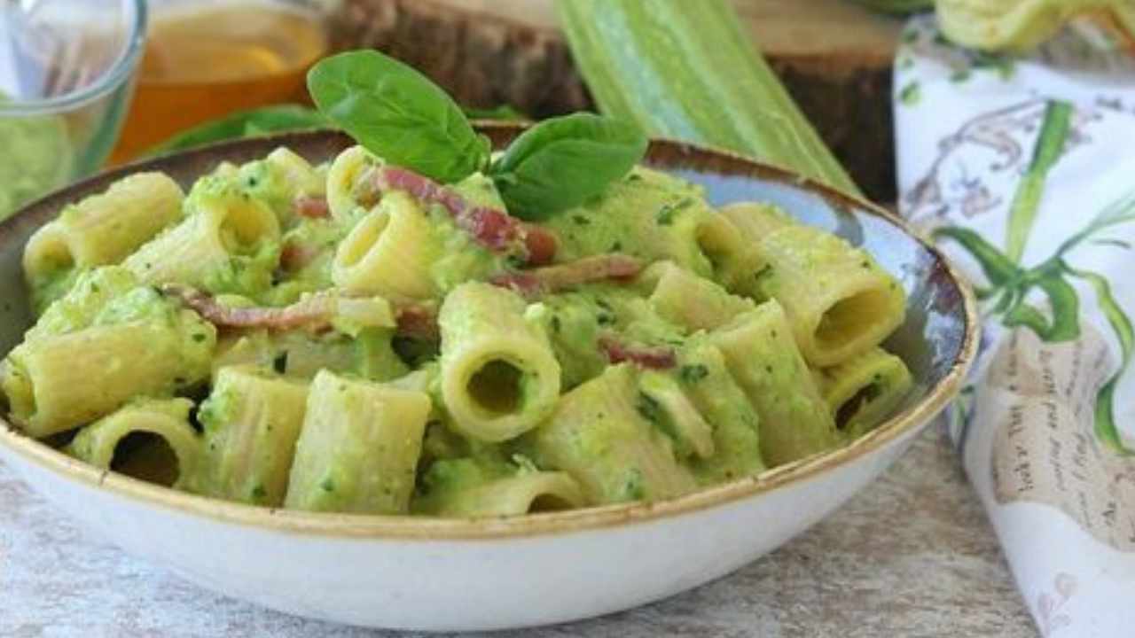 pasta con crema di zucchine