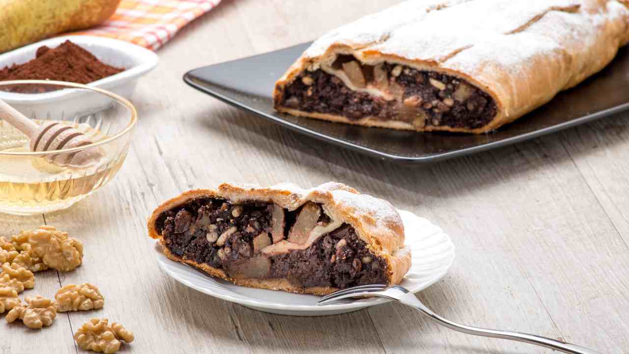 strudel pere cioccolato