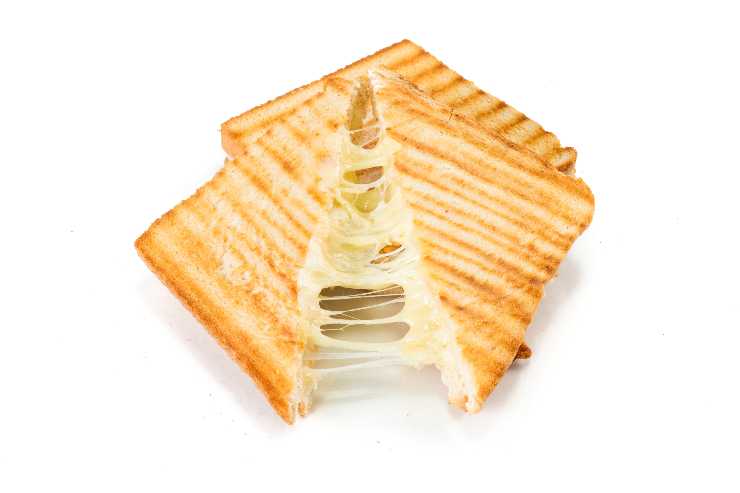 toast formaggio microonde