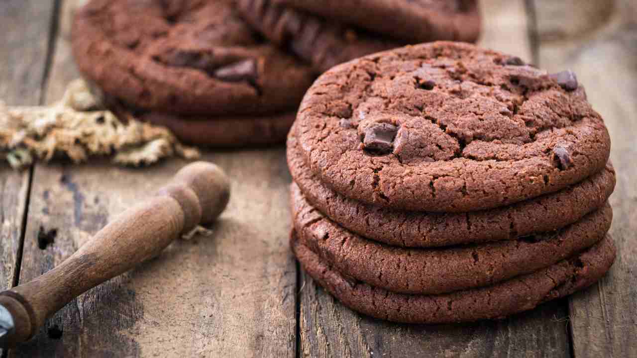 Cookies al cacao vegani