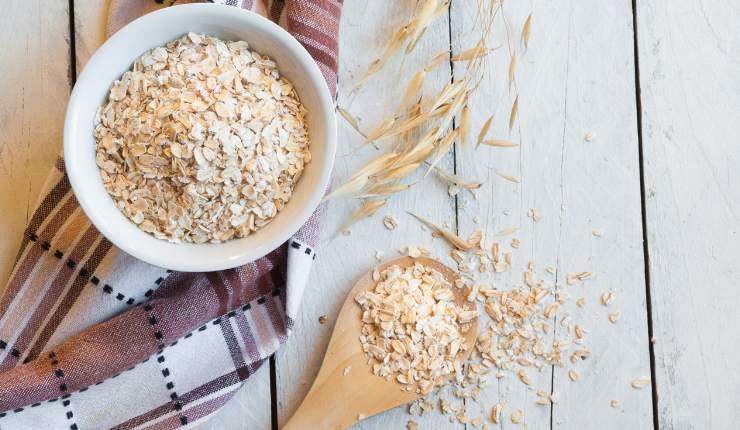 Torta banana fiocchi d'avena 