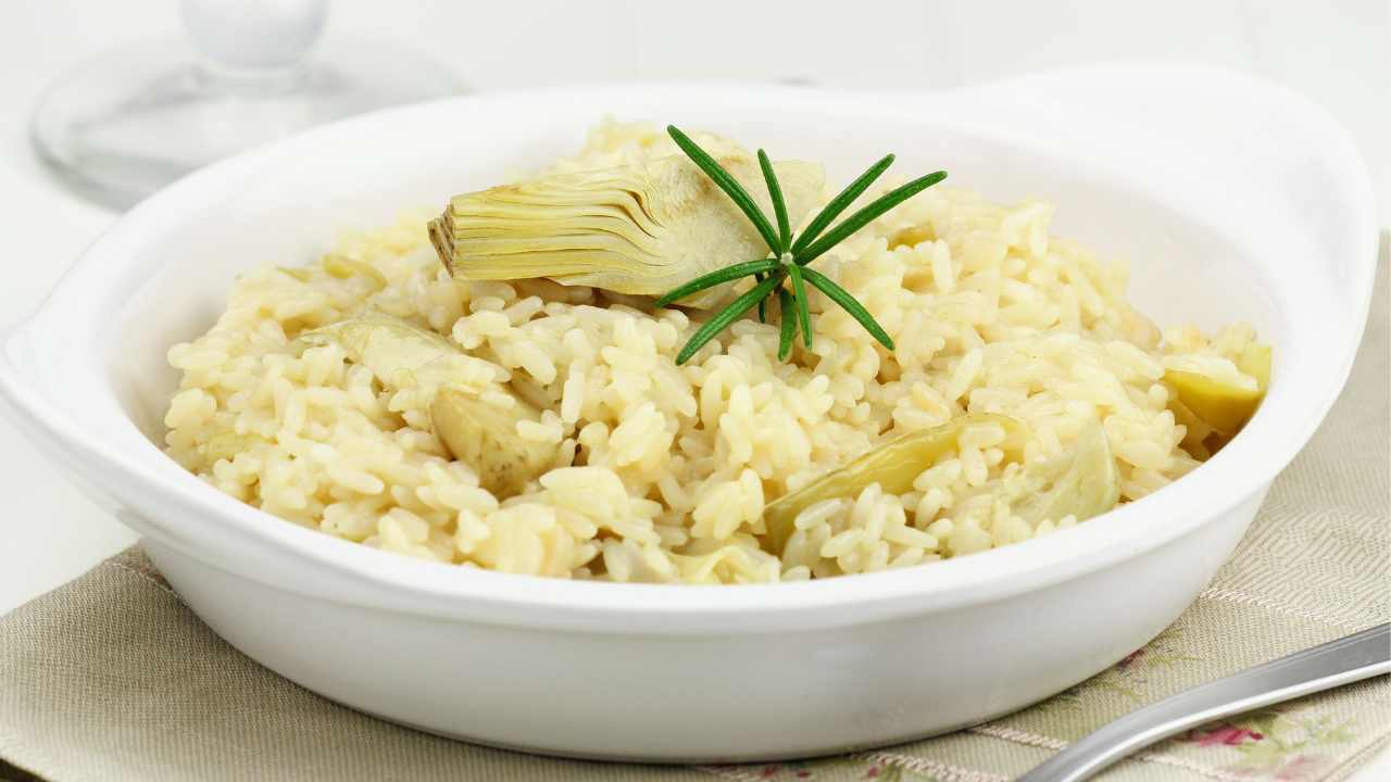 Risotto ai carciofi di Benedetta Parodi