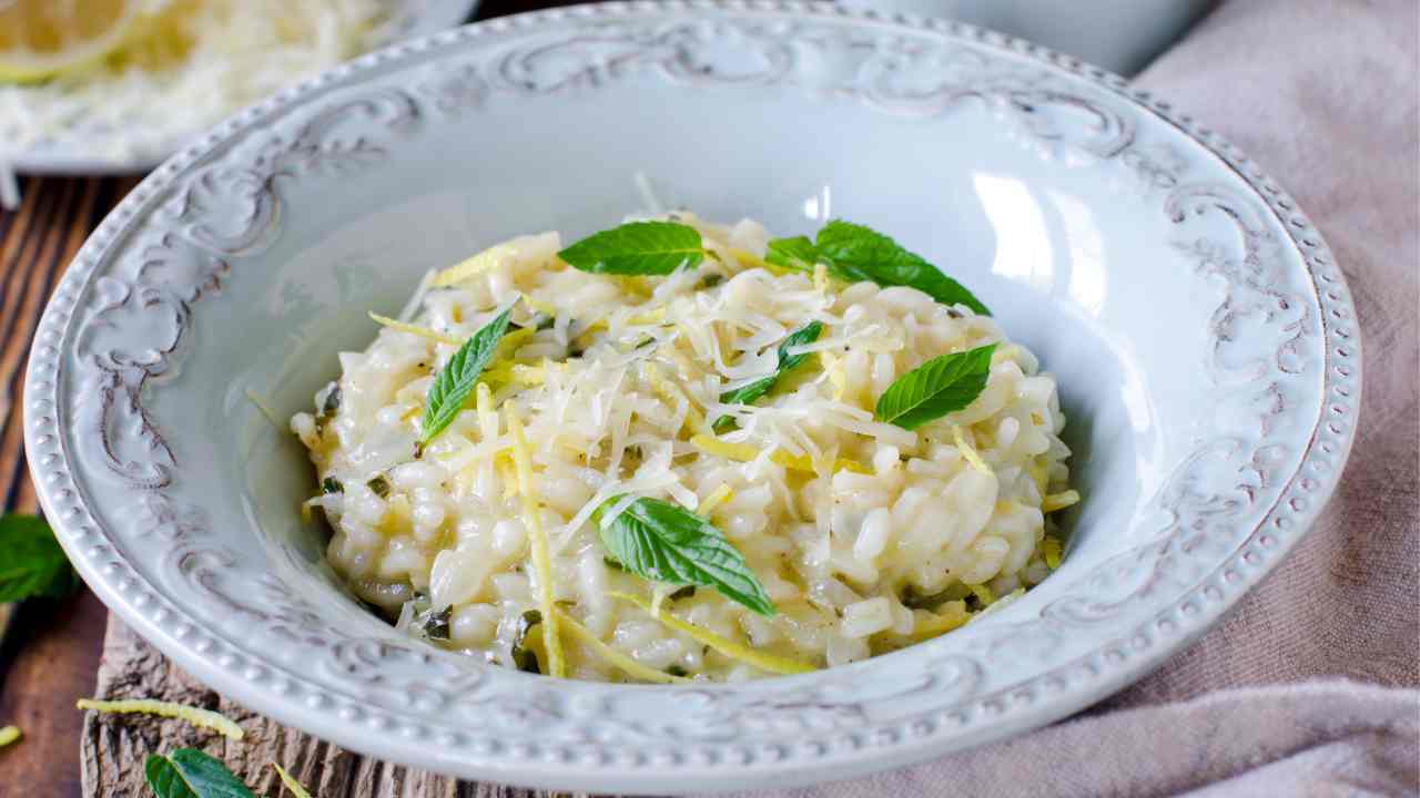 Risotto al limone 