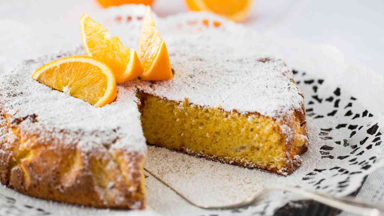 Torta arancia e ricotta