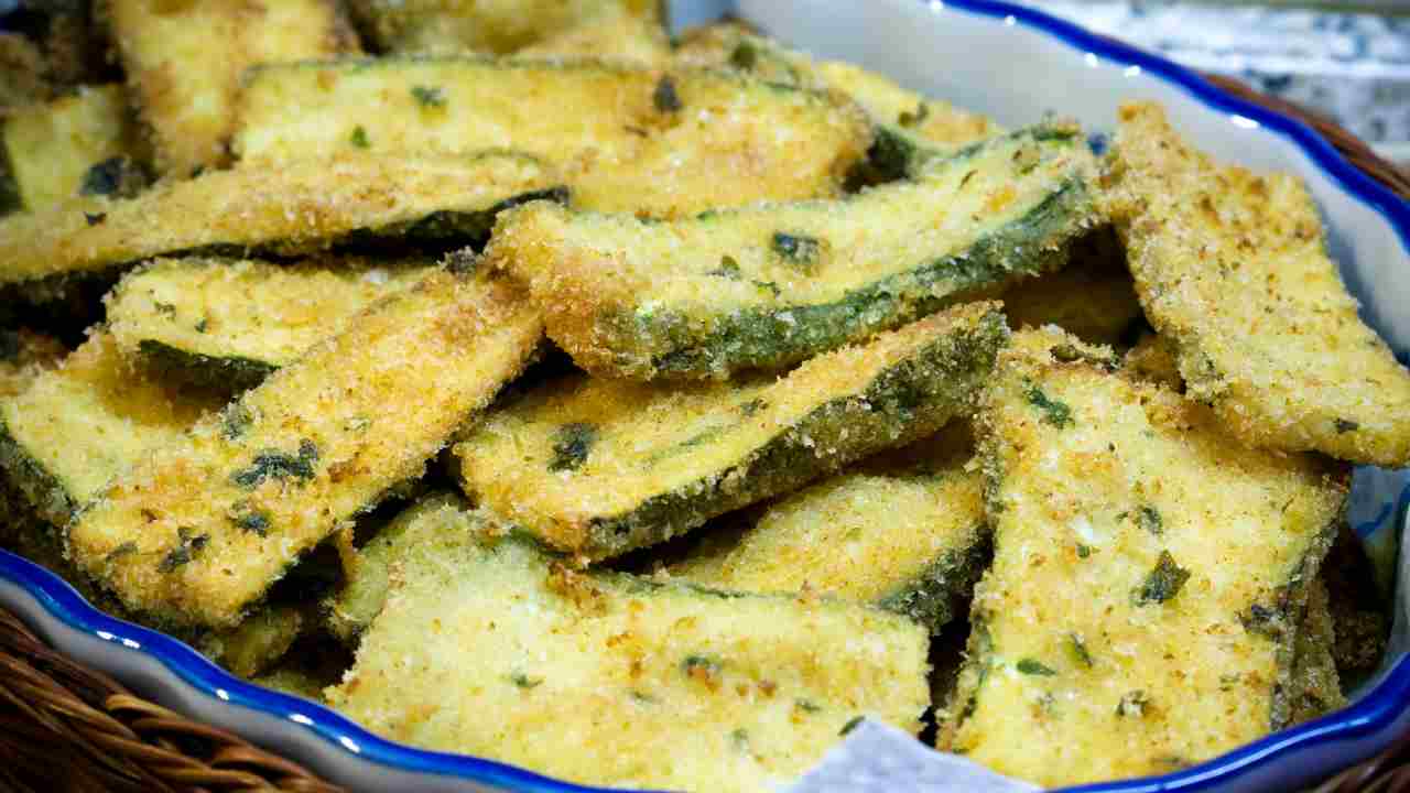 Zucchine sabbiose friggitrice aria