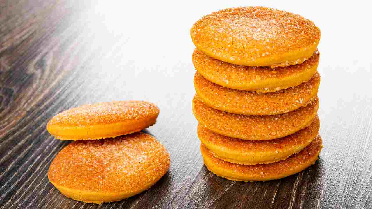 biscotti arancia in padella