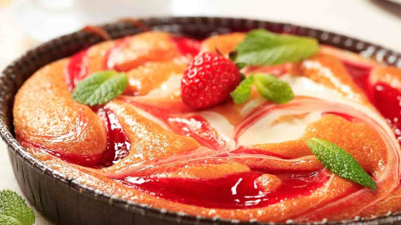 ricetta pan di spagna fragole