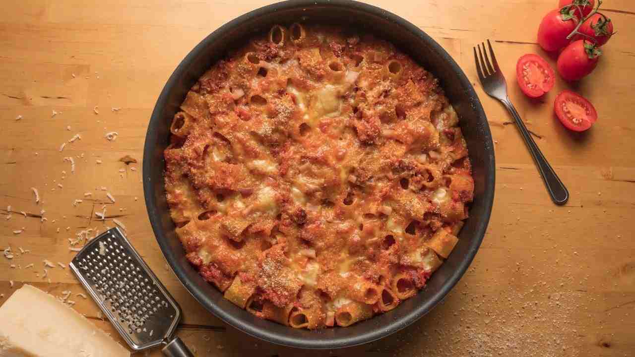 pasta al forno cavolfiore e pancetta