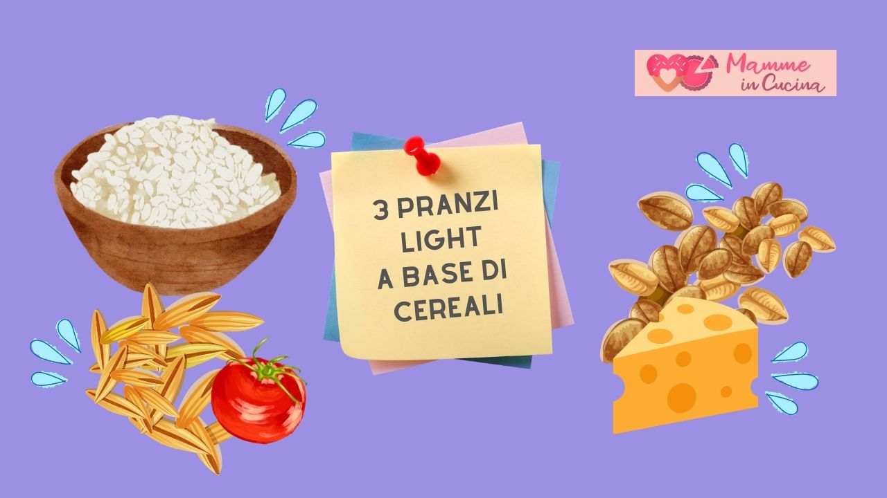 pranzi light cereali