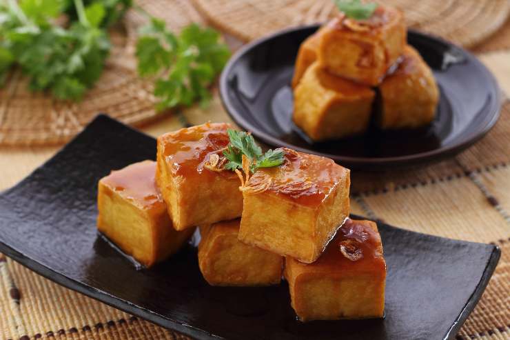 tofu fritto vegano