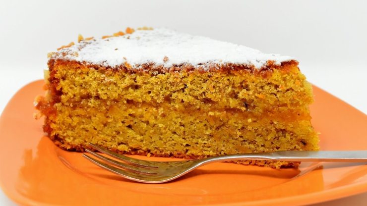 torta di carote light