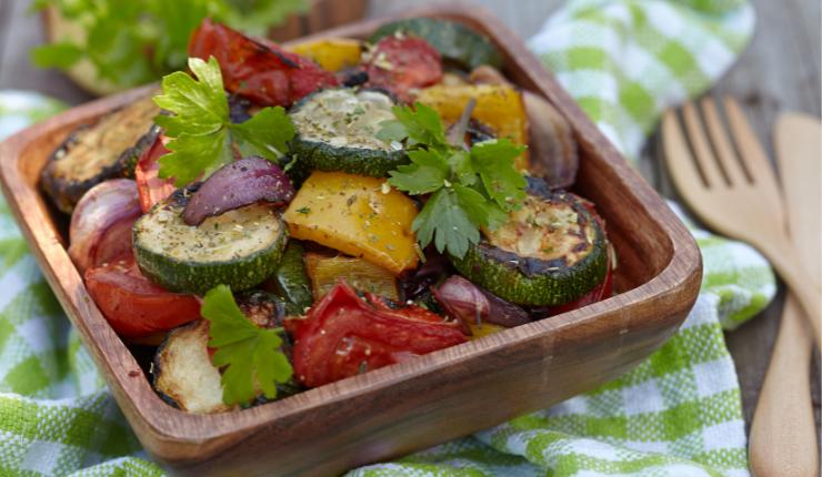 Insalata di farro con verdure 