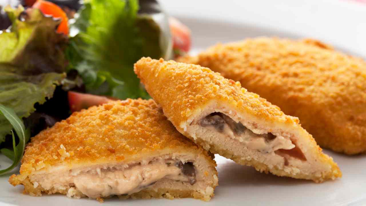 Cordon bleu ai funghi