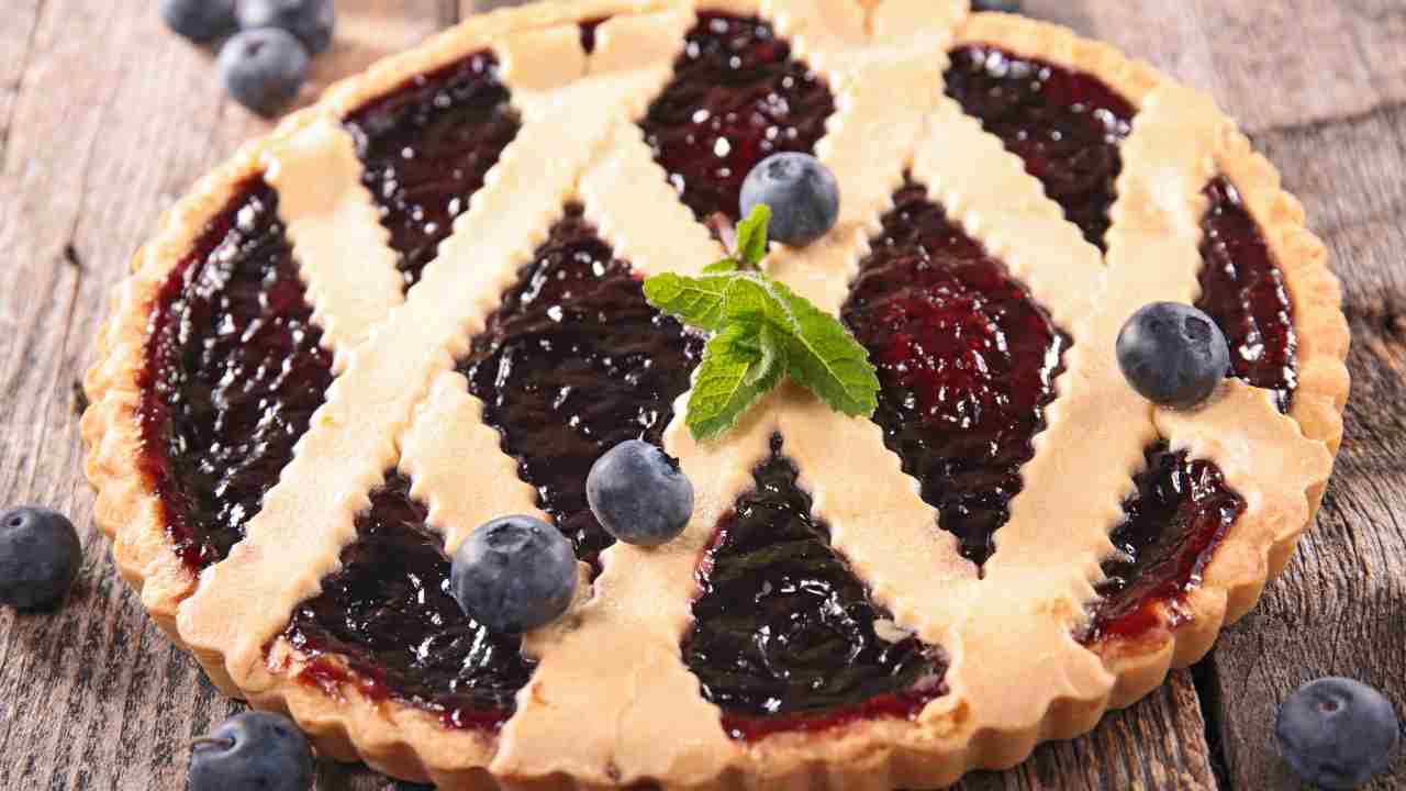 Crostata marmellata mirtilli 