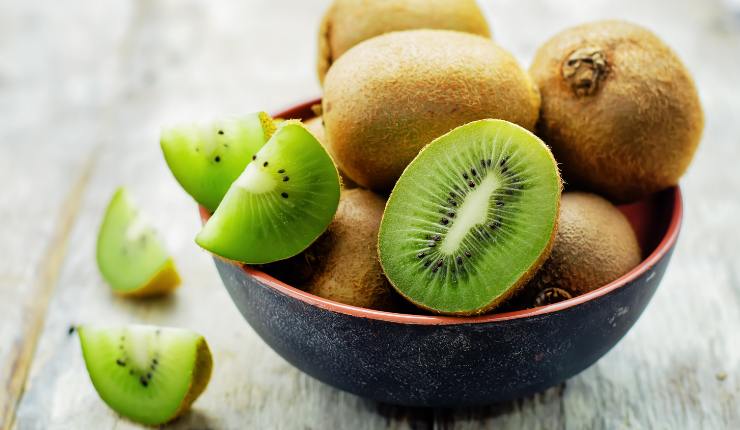 Gelato cheesecake kiwi