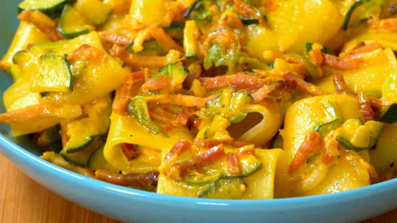 Pasta fiori di zucca 