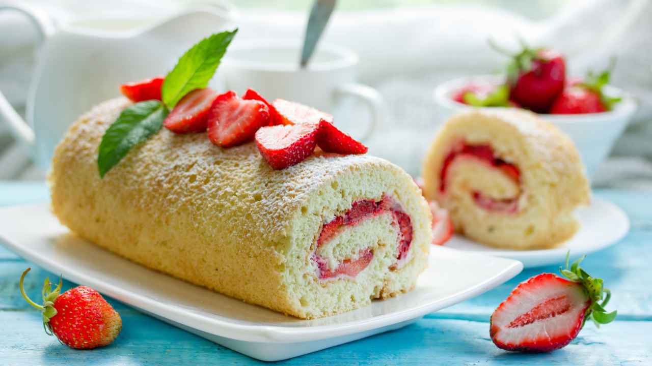 Rotolo alle fragole