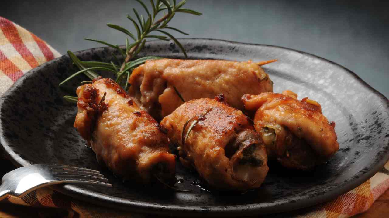 involtini di pollo e melanzane