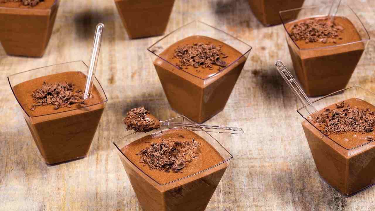 mousse al cioccolato light