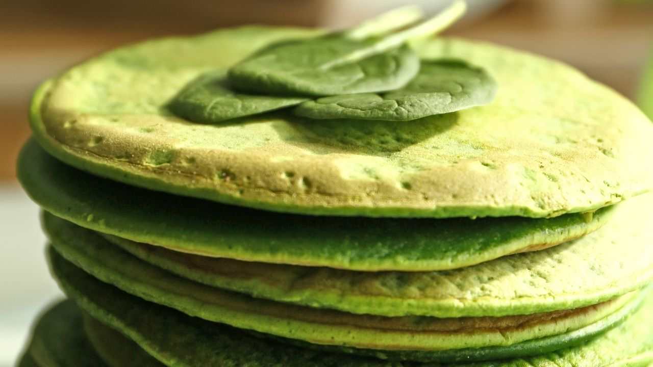 pancake spinaci