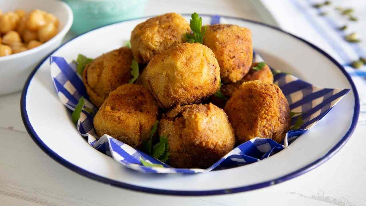 polpette patate ceci