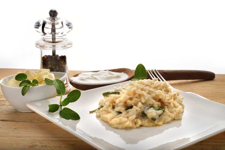 risotto al taleggio