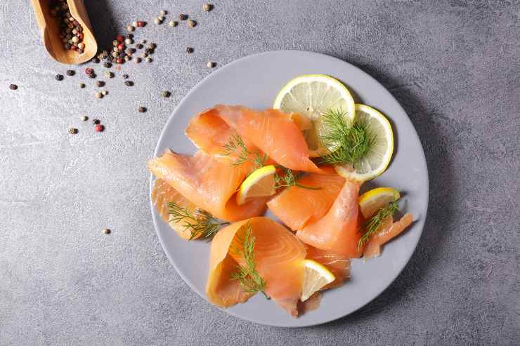 girelle di pane al salmone