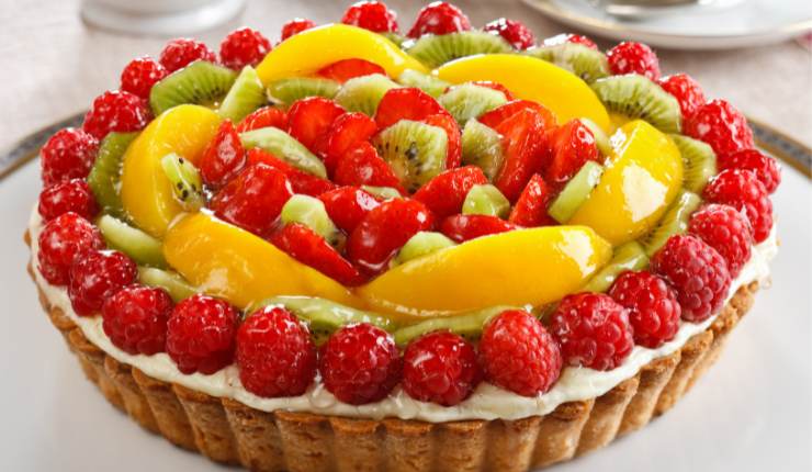 Torta fredda alla frutta