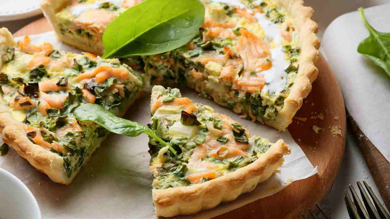 Quiche salmone 