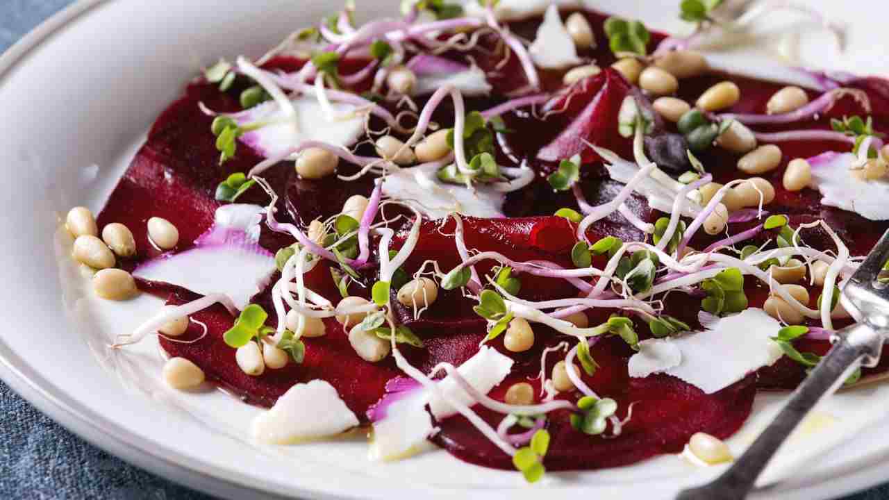 carpaccio barbabietola