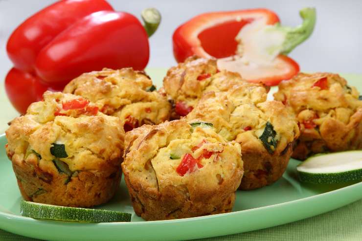 muffin salati verdure