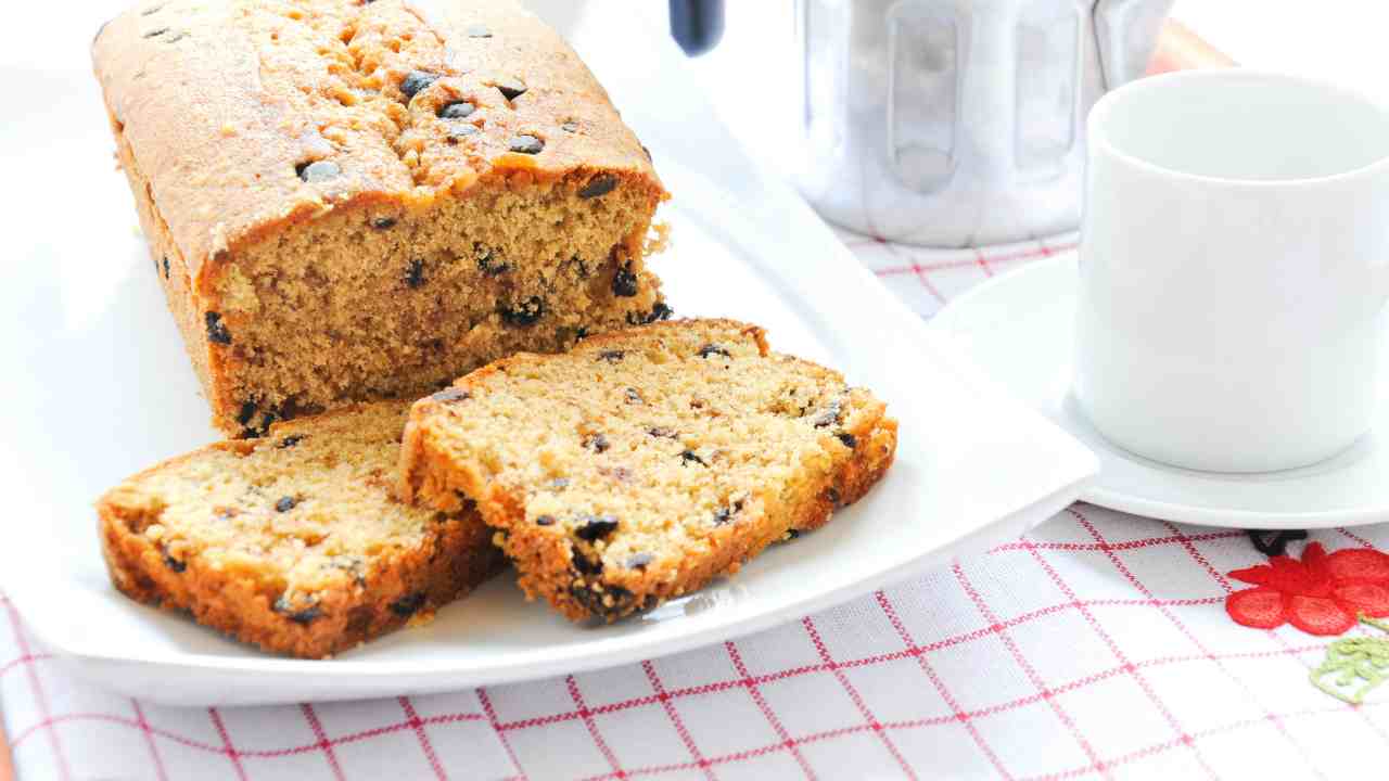  plumcake con gocce di cioccolato