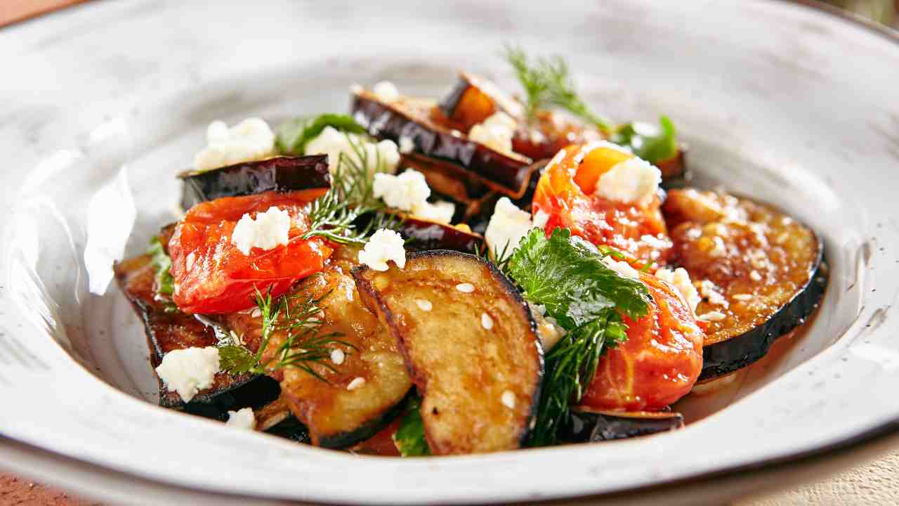 Zucchine e melanzane al pomodorino