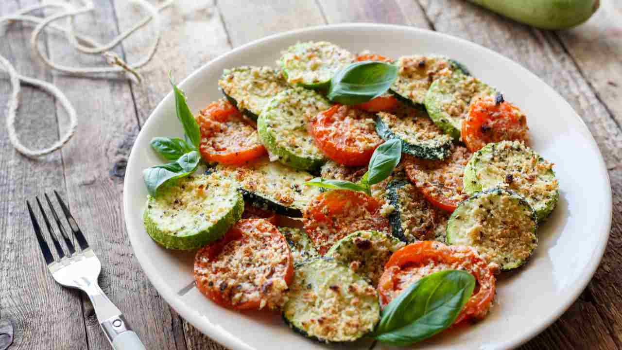 Zucchine sabbiose ai pomodori