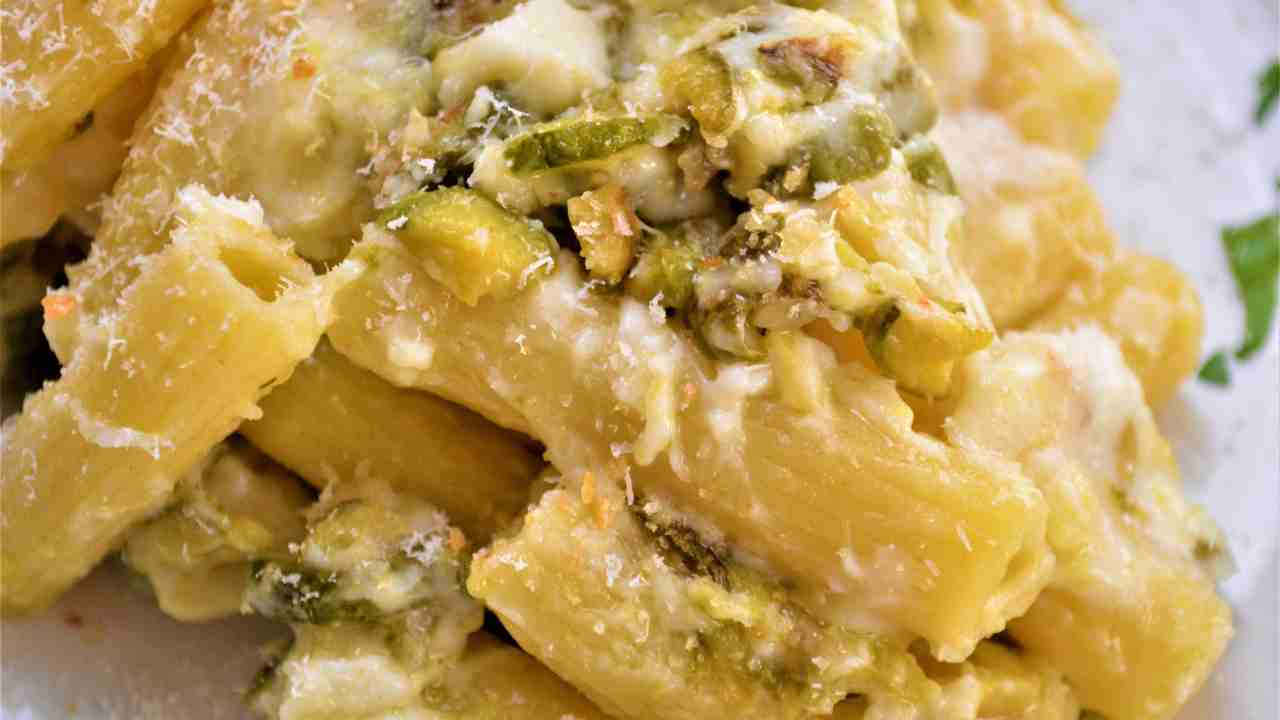 pasta con zucchine e gorgonzola