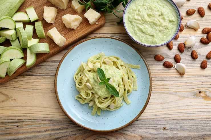 pasta con zucchine e gorgonzola