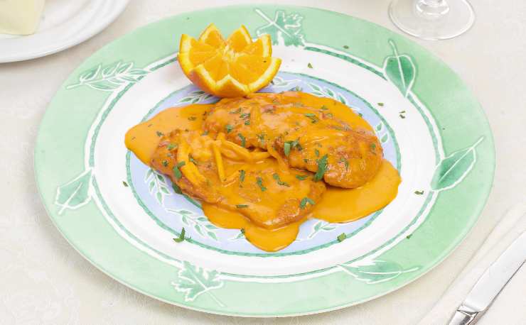 scaloppine arancia