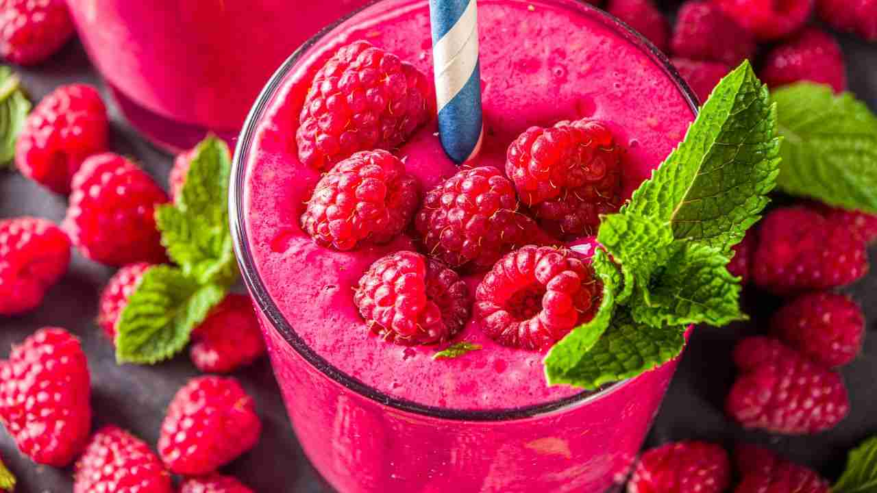 smoothie fragole lamponi