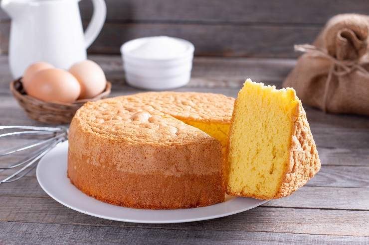 torta con zucchero a velo