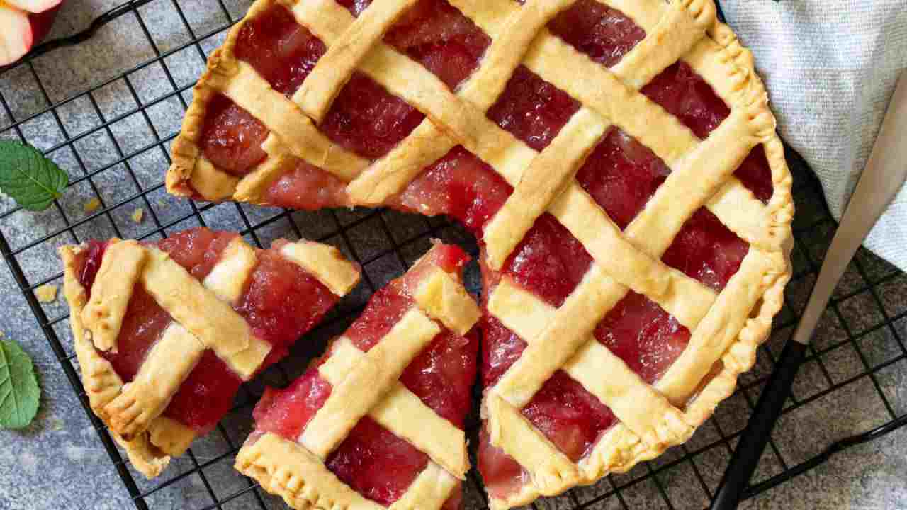 Crostata al gelo di anguria