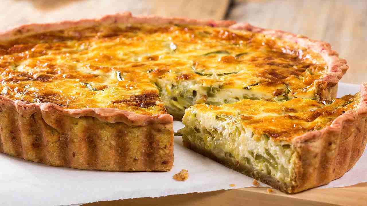 Quiche con zucchine e ricotta